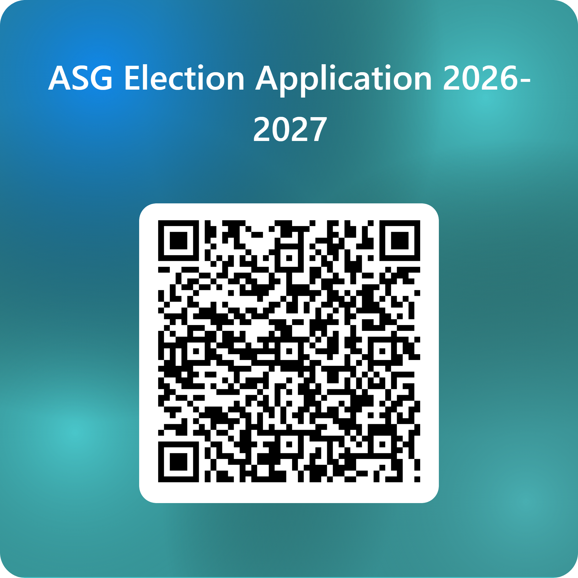 ASG Election Packet QR Code