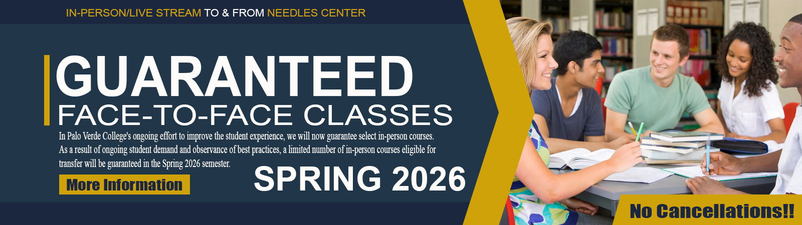 Guaranteed Classes Spring 2026