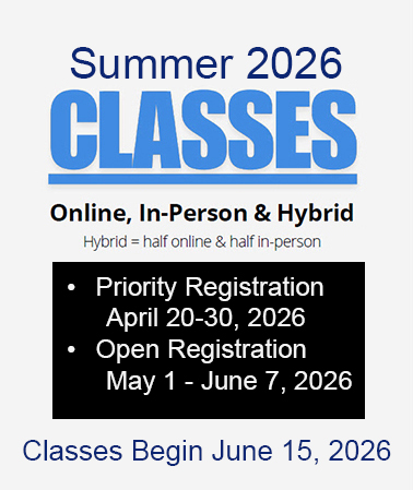 Class Schedule Summer 2026